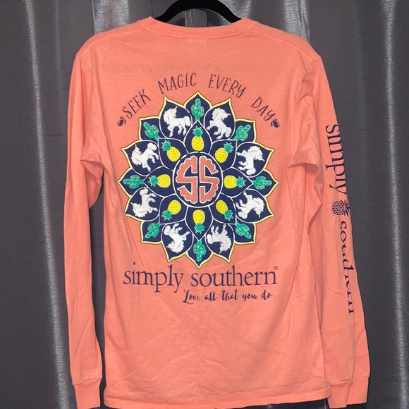 Simply Southern Tops - Simply Southern Long Sleeve T-shirt Size Small